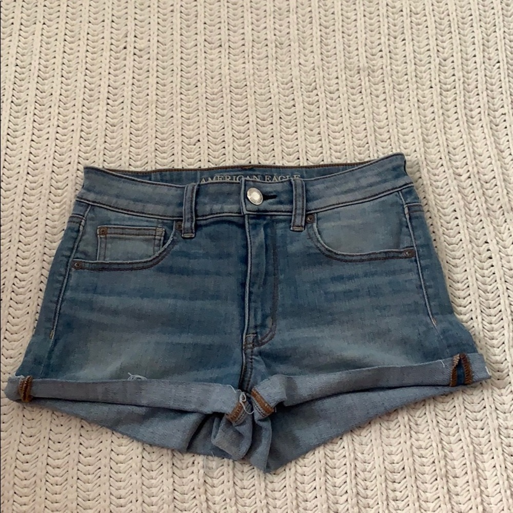 AEO HI-Rise shortie size:6